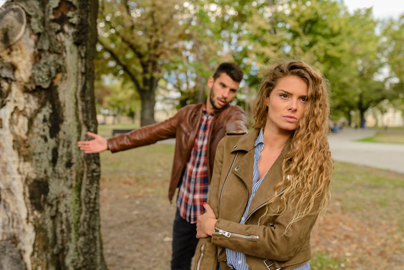 Couple having a meaningful conversation over coffee